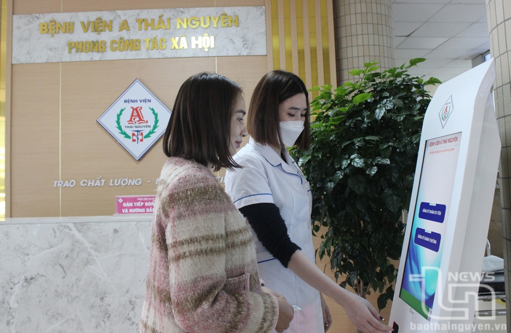 Bệnh viện A Thái Nguyên là 1 trong 7 cơ sở y tế trên địa bàn tỉnh đã triển khai hồ sơ bệnh án điện tử.